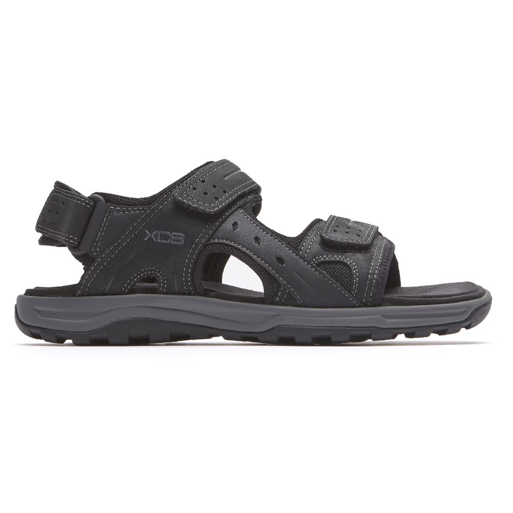 Rockport Canada Xcs Trail Technique Adjustable - Mens Sandals Black (RQH784019)